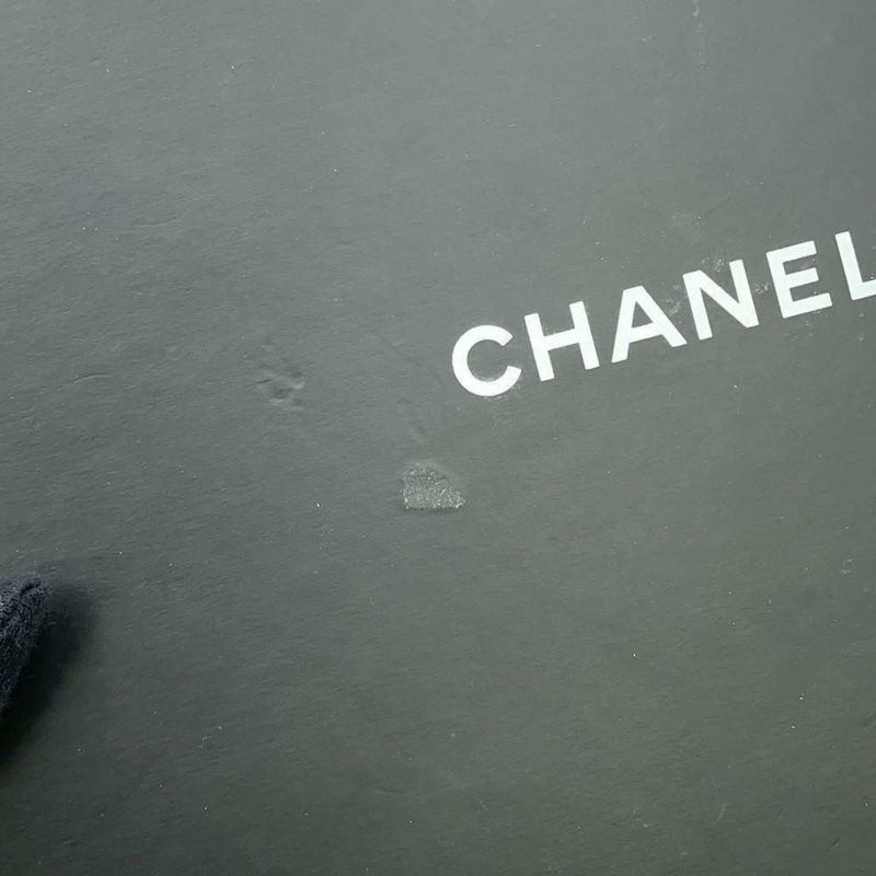 シャネル チェーンウォレット マトラッセ ココマーク デニム A33814 CHANEL 財布