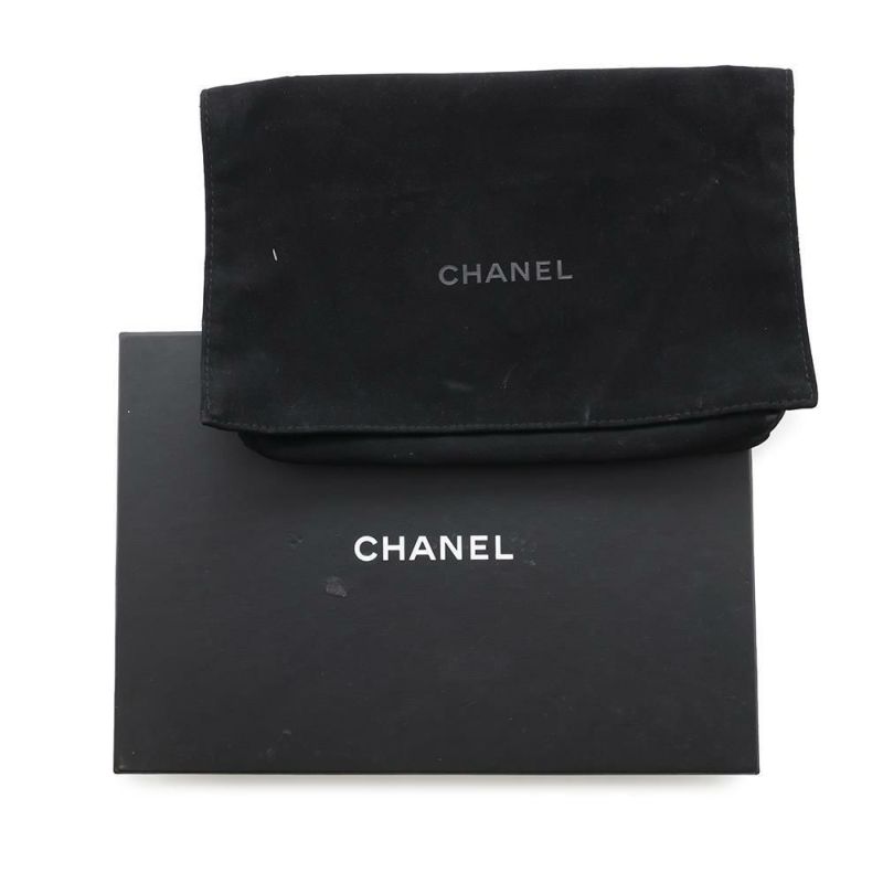 シャネル チェーンウォレット マトラッセ ココマーク デニム A33814 CHANEL 財布
