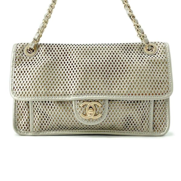 シャネル チェーンショルダーバッグ フレンチリビエラ パンチング CHANEL バッグ