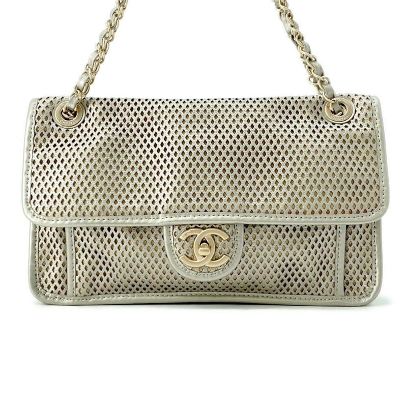 シャネル チェーンショルダーバッグ フレンチリビエラ パンチング CHANEL バッグ