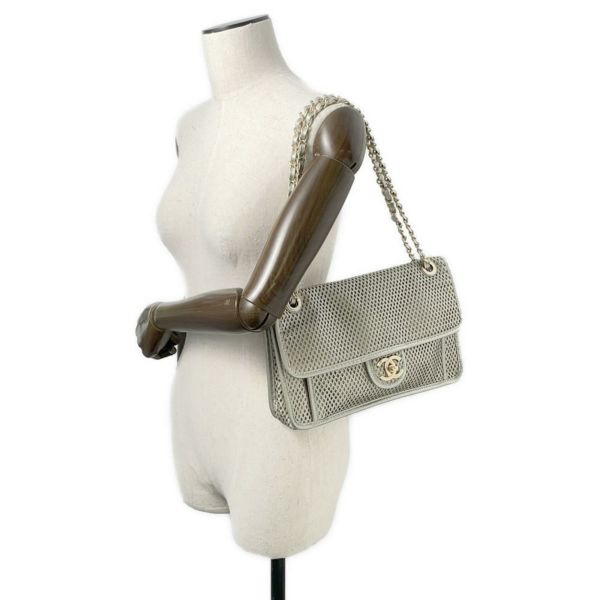 シャネル チェーンショルダーバッグ フレンチリビエラ パンチング CHANEL バッグ
