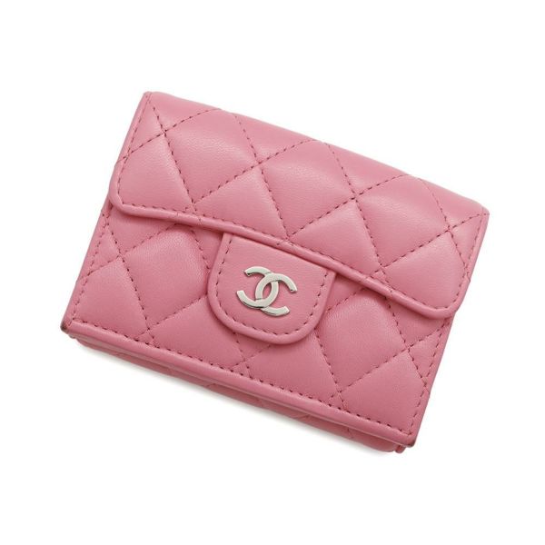 シャネル 三つ折り財布 マトラッセ ココマーク クラシック スモール フラップ ウォレット AP0230 CHANEL