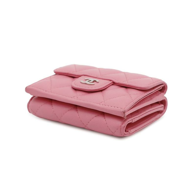 シャネル 三つ折り財布 マトラッセ ココマーク クラシック スモール フラップ ウォレット AP0230 CHANEL