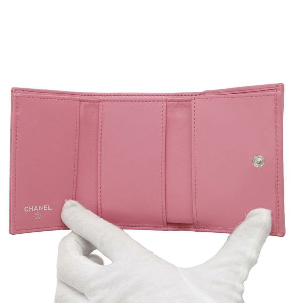 シャネル 三つ折り財布 マトラッセ ココマーク クラシック スモール フラップ ウォレット AP0230 CHANEL
