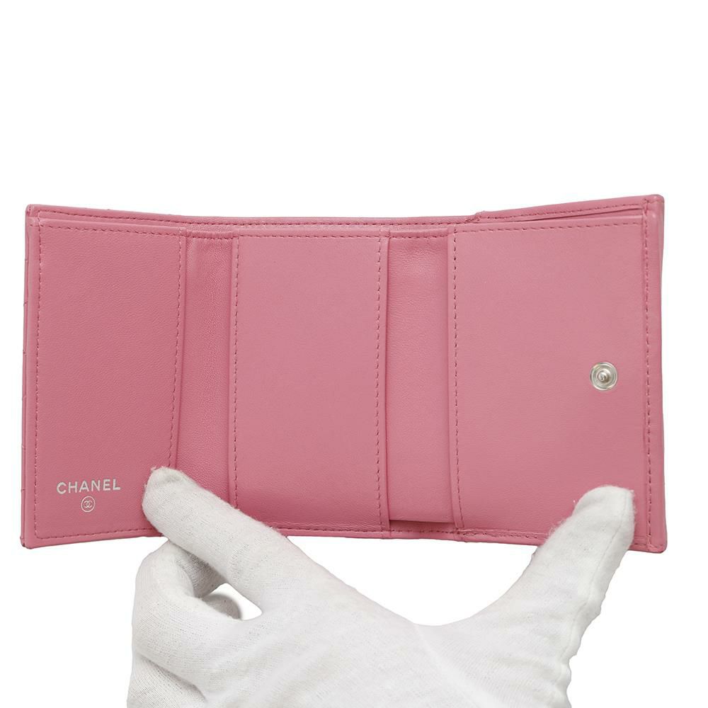 シャネル 三つ折り財布 マトラッセ ココマーク クラシック スモール フラップ ウォレット AP0230 CHANEL