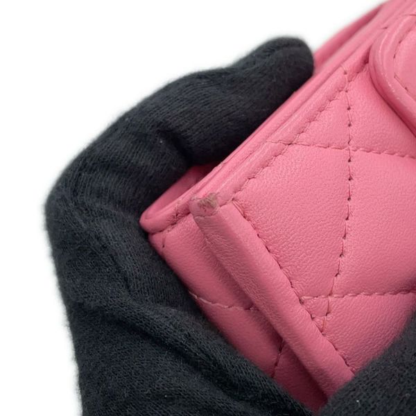 シャネル 三つ折り財布 マトラッセ ココマーク クラシック スモール フラップ ウォレット AP0230 CHANEL