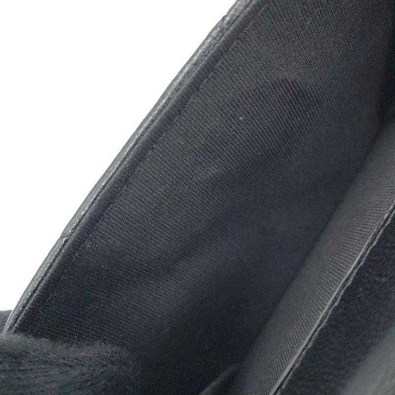 シャネル 三つ折り財布 キルティング ココマーク シャネル19 スモール フラップ ウォレット ラムスキン AP1789 CHANEL 黒