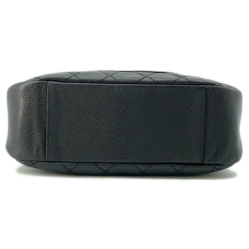 シャネル チェーンショルダーバッグ マトラッセ ココマーク キャビアスキン A20993 CHANEL バッグ ワンショルダー 黒