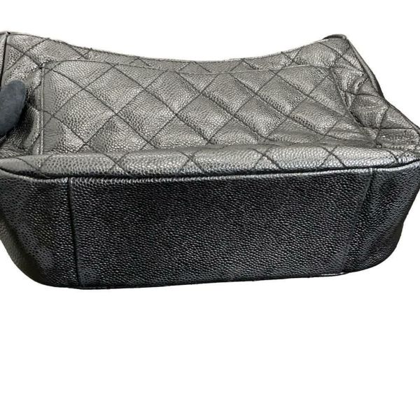 シャネル チェーンショルダーバッグ マトラッセ ココマーク キャビアスキン A20993 CHANEL バッグ ワンショルダー 黒