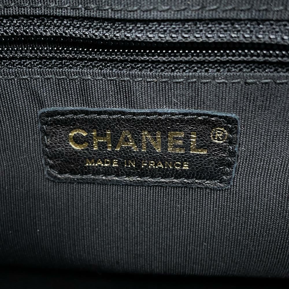 シャネル チェーンショルダーバッグ マトラッセ ココマーク キャビアスキン A20993 CHANEL バッグ ワンショルダー 黒