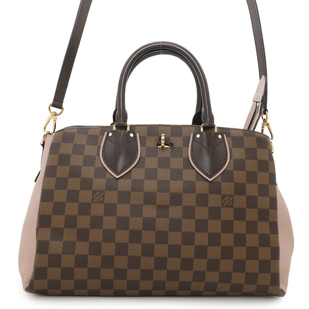 ルイヴィトン ハンドバッグ ダミエ・エベヌ ノルマンディー N41488 LOUIS VUITTON 2way ピンク