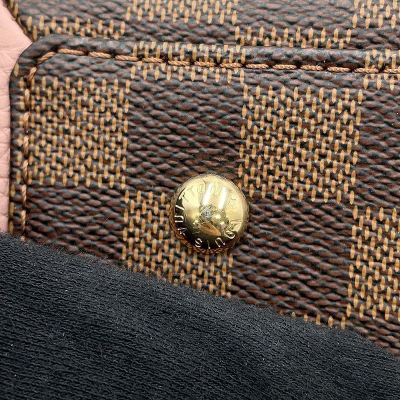 ルイヴィトン ハンドバッグ ダミエ・エベヌ ノルマンディー N41488 LOUIS VUITTON 2way ピンク