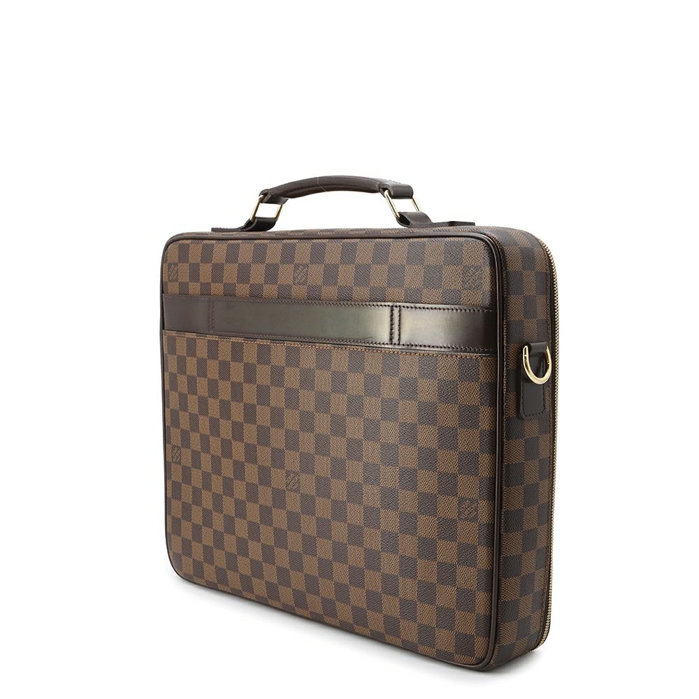 ルイヴィトン ビジネスバッグ ダミエ・エベヌ ポルト・オルディナトゥール・サバナ N58020 ブリーフケース