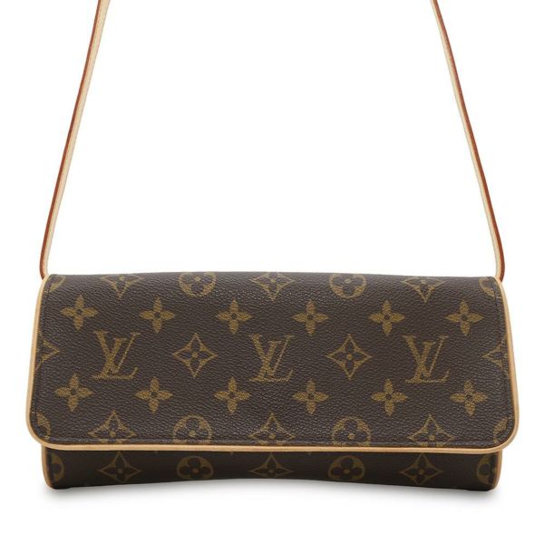 ルイヴィトン ショルダーバッグ モノグラム ポシェットツインGM M51852 LOUIS VUITTON ヴィトン バッグ