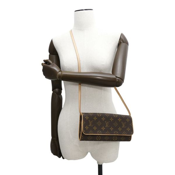 ルイヴィトン ショルダーバッグ モノグラム ポシェットツインGM M51852 LOUIS VUITTON ヴィトン バッグ