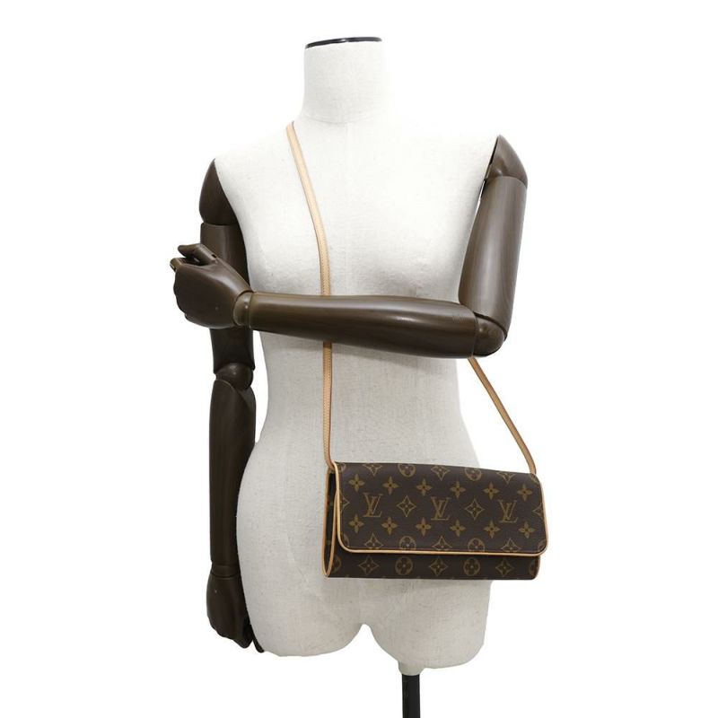 ルイヴィトン ショルダーバッグ モノグラム ポシェットツインGM M51852 LOUIS VUITTON ヴィトン バッグ