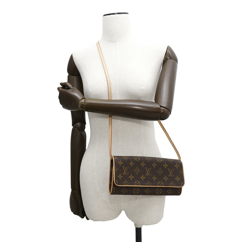 ルイヴィトン ショルダーバッグ モノグラム ポシェットツインGM M51852 LOUIS VUITTON ヴィトン バッグ