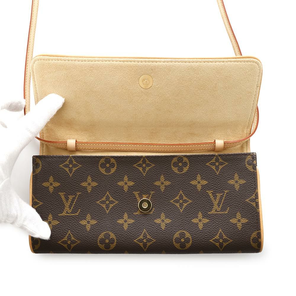 ルイヴィトン ショルダーバッグ モノグラム ポシェットツインGM M51852 LOUIS VUITTON ヴィトン バッグ