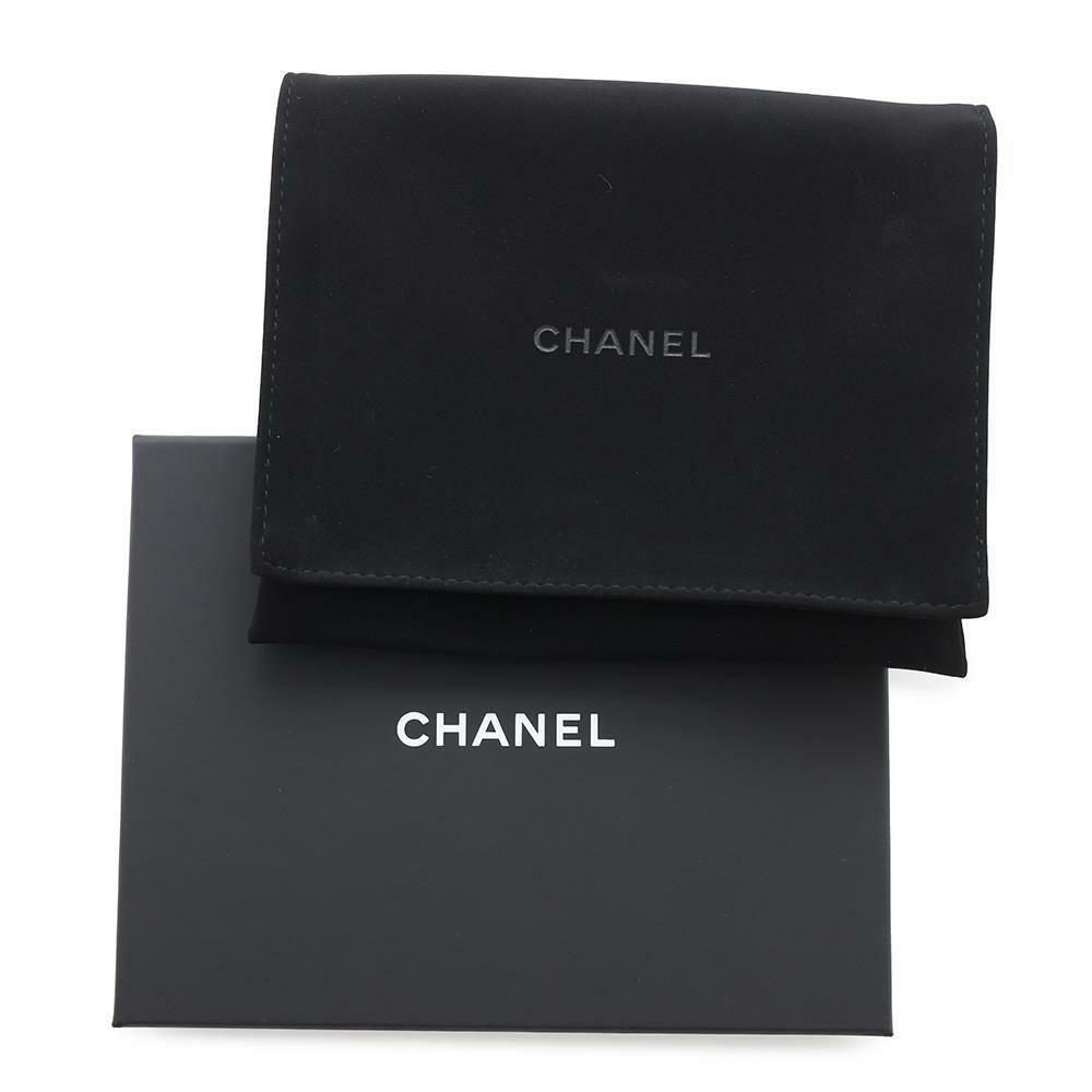 シャネル 三つ折り財布 マトラッセ ココマーク スモール フラップ ウォレット キャビアスキン AP3518 CHANEL 黒