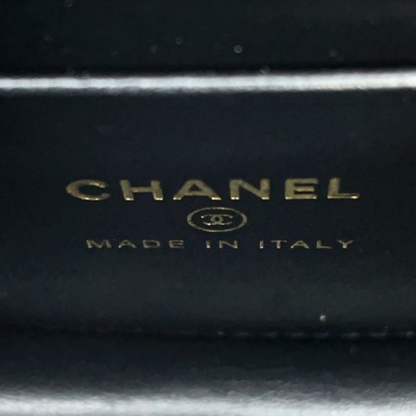 シャネル チェーンショルダーバッグ ココハンドル マトラッセ マイクロ キャビアスキン AP4245 CHANEL 2way 黒
