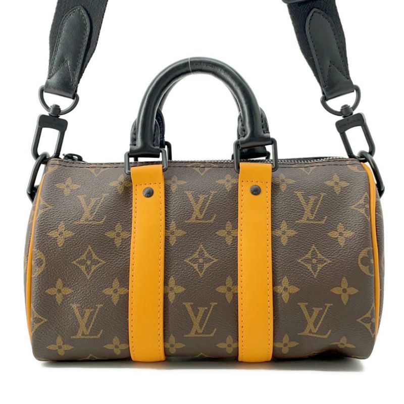 ルイヴィトン ショルダーバッグ モノグラム マカサー キーポル・バンドリエール 25 M46687 LOUIS VUITTON 2way