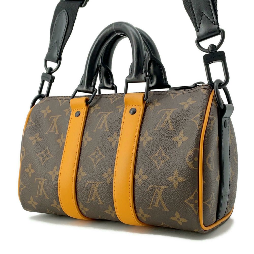 ルイヴィトン ショルダーバッグ モノグラム マカサー キーポル・バンドリエール 25 M46687 LOUIS VUITTON 2way