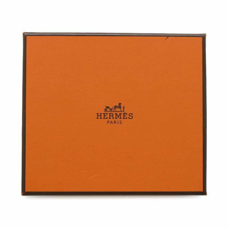 エルメス 三つ折り財布 ベアンコンビネ モノクローム ブラック/ブラック金具 ヴァーマダム W刻印 黒