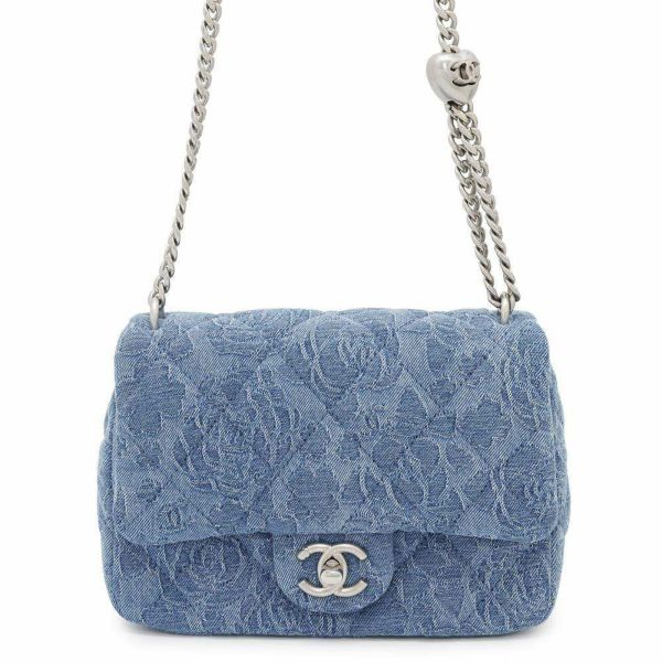 2020年シャネルカメリアステッカーデニム柄10枚＆ホワイトリボン5m CHANEL シャネル デニムジャケット ココマーク カメリア