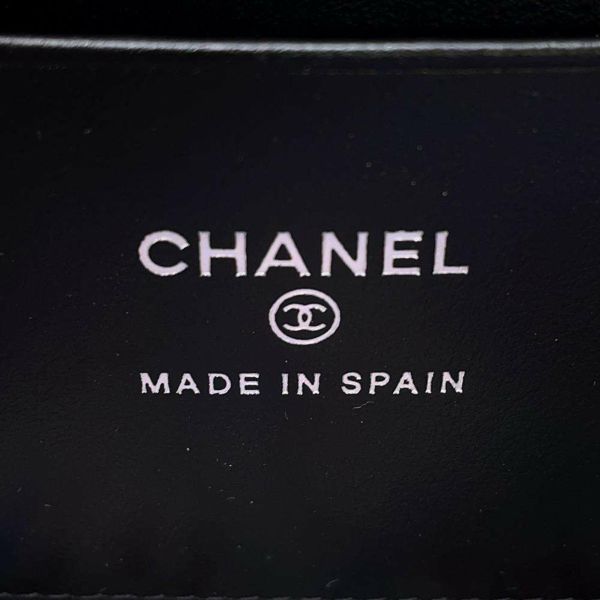 シャネル コインケース マトラッセ ココマーク キャビスキン AP4332 CHANEL 財布 黒