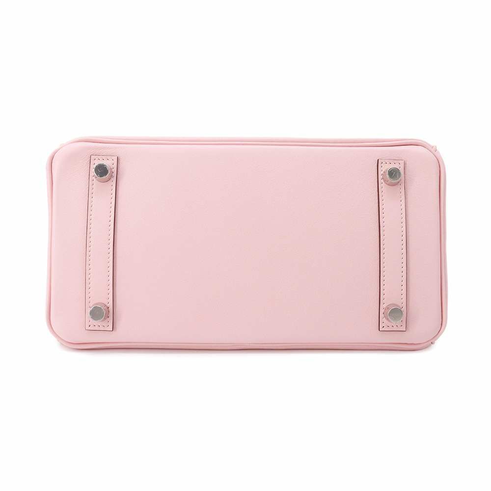 エルメス バーキン25 ローズサクラ/シルバー金具 スイフト D刻印 HERMES ハンドバッグ