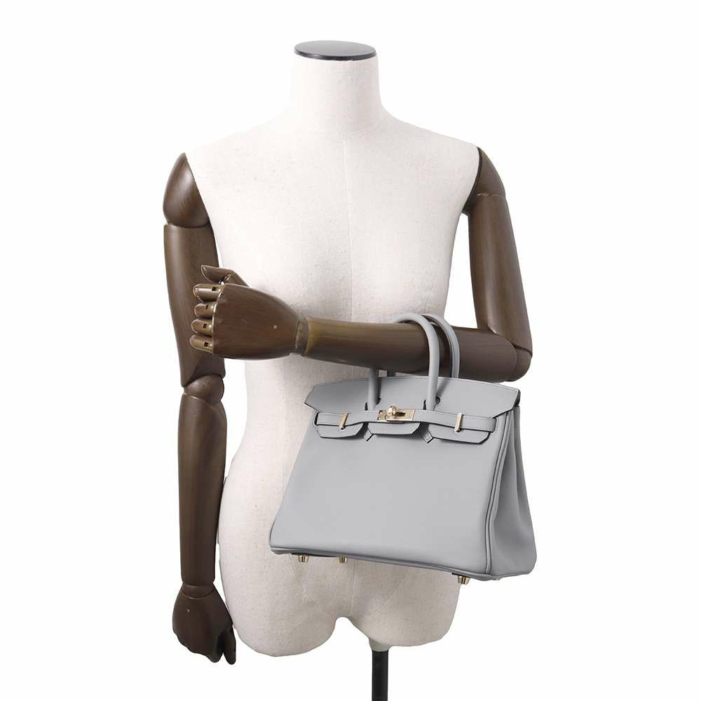 エルメス バーキン25 グリパンタン/シャンパンゴールド金具 スイフト K刻印 HERMES