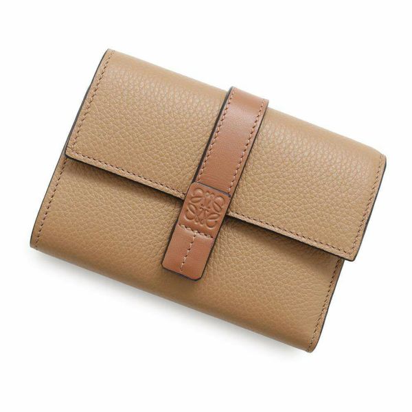 ロエベ 三つ折り財布 アナグラム スモール バーティカル ウォレット C660S86X04 LOEWE 財布