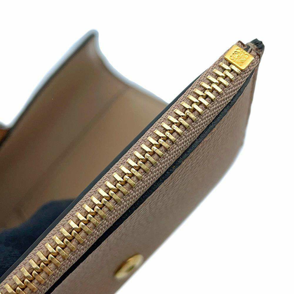 ロエベ 三つ折り財布 アナグラム スモール バーティカル ウォレット C660S86X04 LOEWE 財布