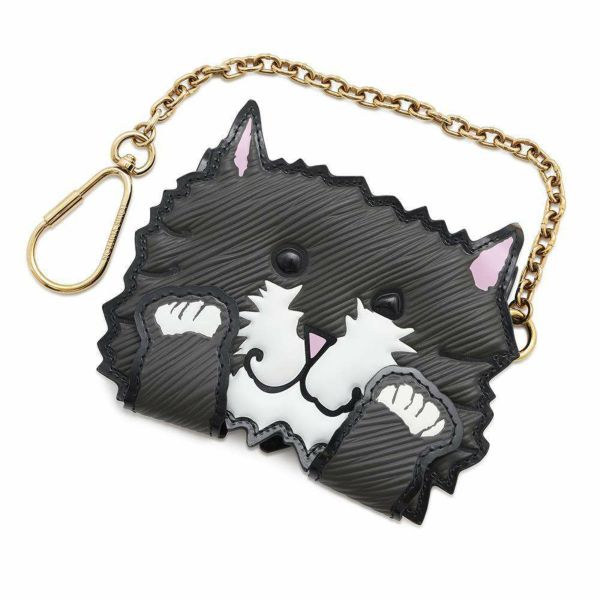 ルイヴィトン カードケース エピ キャットグラム・カードホルダー M63898 ヴィトン パスケース 名刺入れ ネコ