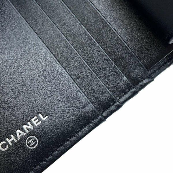 シャネル 二つ折り財布 ココマーク マトラッセ クラシック