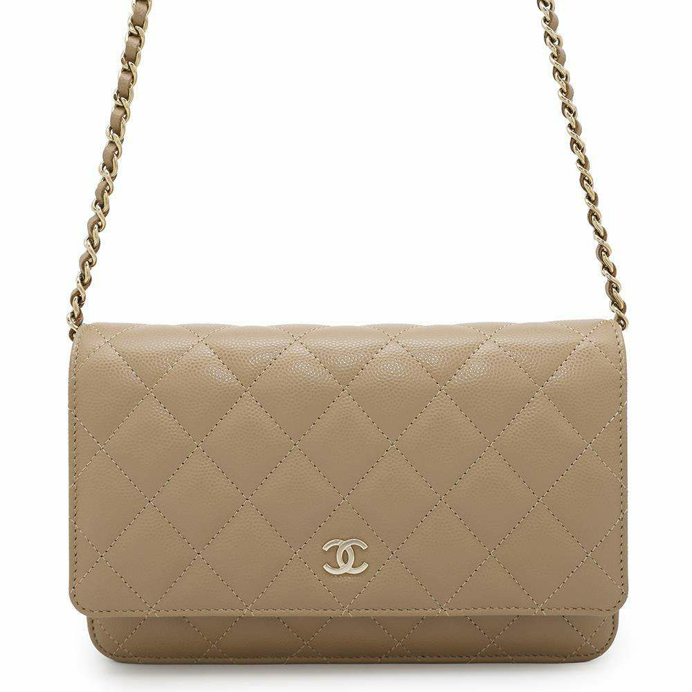 シャネル チェーンウォレット クラシック マトラッセ ココマーク キャビアスキン AP0250 CHANEL 財布