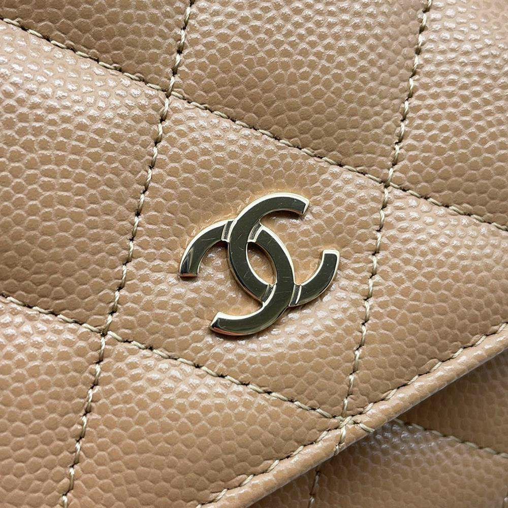 シャネル チェーンウォレット クラシック マトラッセ ココマーク キャビアスキン AP0250 CHANEL 財布