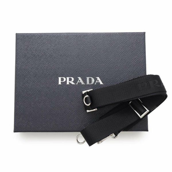 プラダ ショルダーバッグ Re-Nylon スマートフォンケース ナイロン 2ZH155 PRADA バッグ 黒