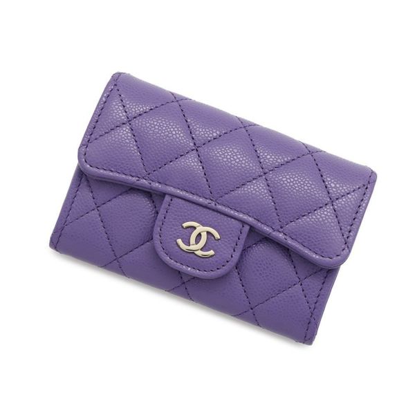 シャネル カードケース マトラッセ クラシックカードケース ココマーク キャビアスキン AP0214 CHANEL 名刺入れ