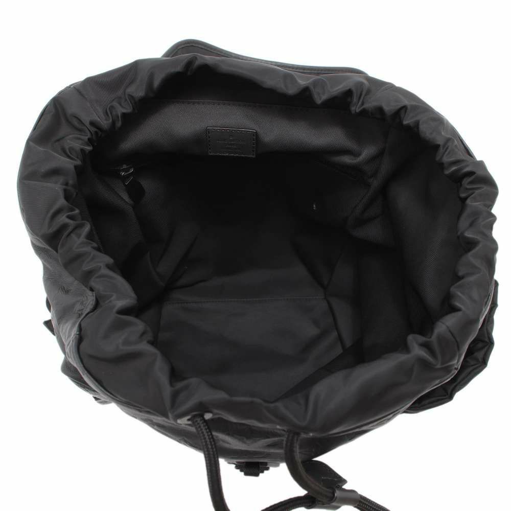 ルイヴィトン リュック モノグラム・シャドウ ディスカバリー バックパック M43680 LOUIS VUITTON メンズ 黒