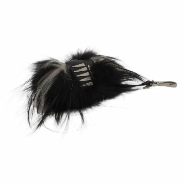 フェンディ チャーム モストロキューボ キーチャーム バッグバグズ 7AR437 FENDI 黒 白
