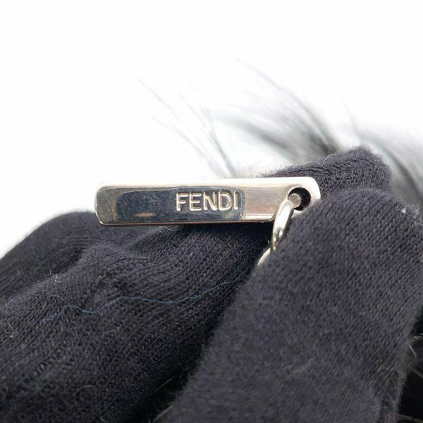 フェンディ チャーム モストロキューボ キーチャーム バッグバグズ 7AR437 FENDI 黒 白