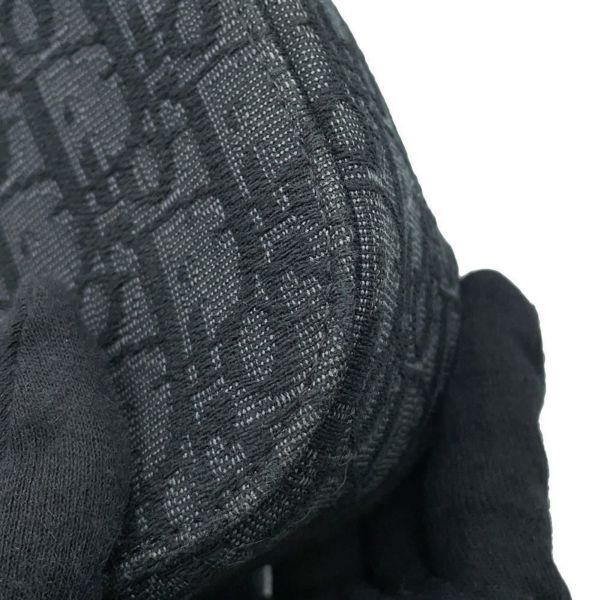 クリスチャン・ディオール ショルダーバッグ オブリーク サドル フラップ メッセンジャー 1ADPO049YKS 黒 トロッター