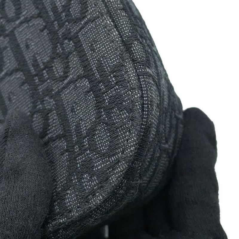 クリスチャン・ディオール ショルダーバッグ オブリーク サドル フラップ メッセンジャー 1ADPO049YKS 黒 トロッター