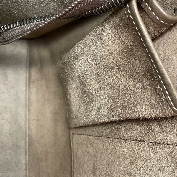 セリーヌ ハンドバッグ ラゲージ マイクロショッパー レザー 189793  CELINE バッグ グレージュ