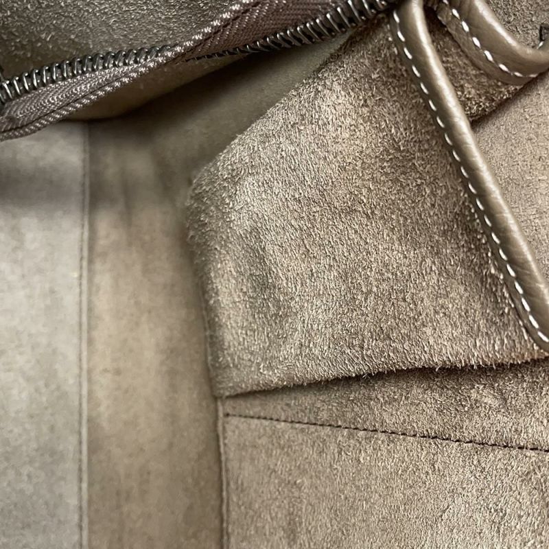 セリーヌ ハンドバッグ ラゲージ マイクロショッパー レザー 189793  CELINE バッグ グレージュ