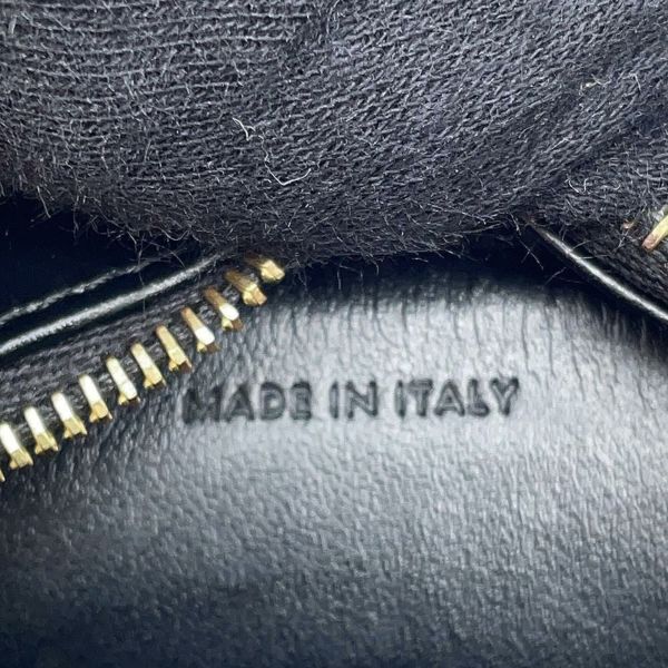 セリーヌ ショルダーバッグ キュイルトリオンフ オーバル レザー 10I70 3DPQ CELINE ポシェット  黒