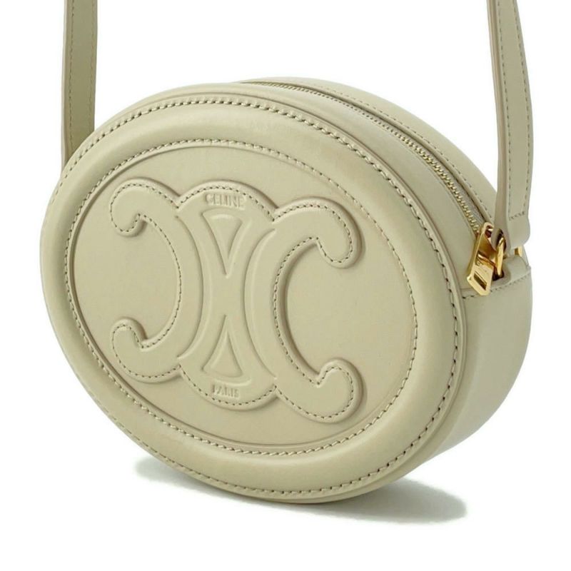 セリーヌ ショルダーバッグ オーバルパース キュイルトリオンフ 10I703DPQ CELINE バッグ