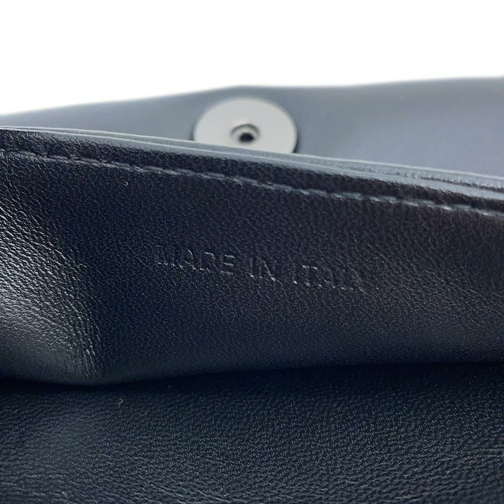 ディオール チェーンショルダーバッグ カロ カナージュ スタッズ レザー Christian Dior 財布 黒