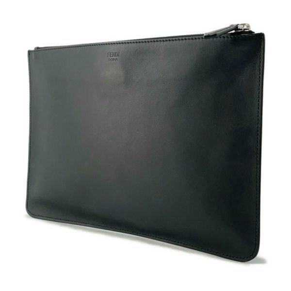 フェンディ クラッチバッグ モンスター バグズ 7N0078 FENDI セカンドバッグ 黒